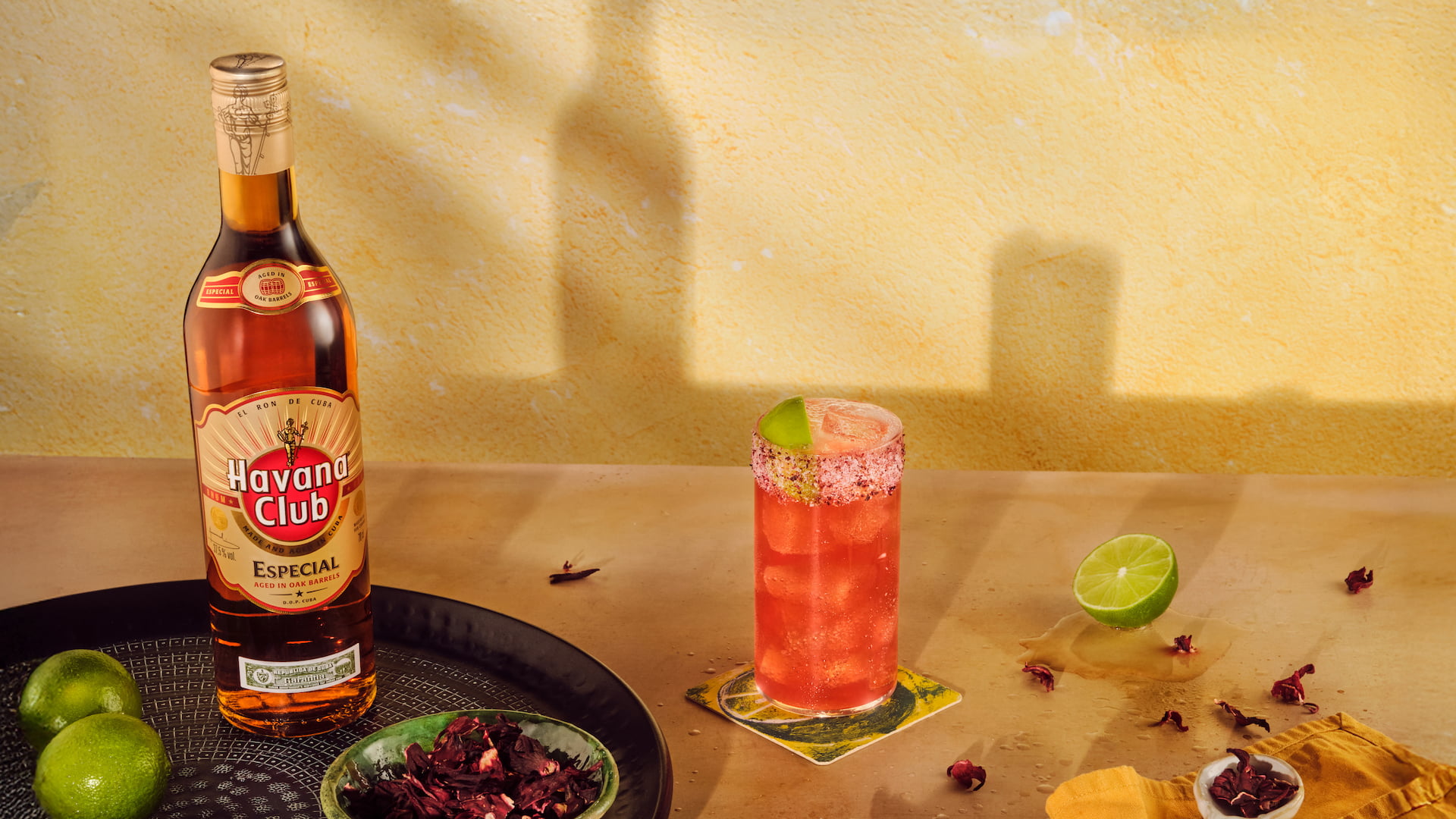 Especial Bissap - Hibiskus Cocktail mti Rum