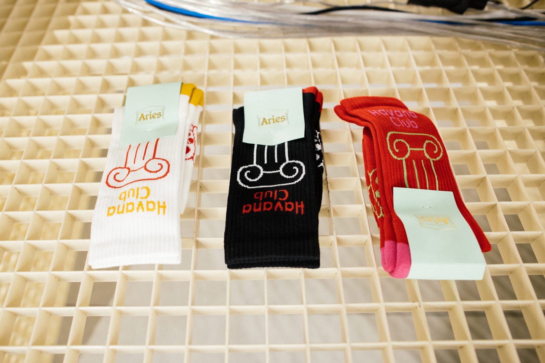 Collab Aries Arise x Havana Club socks