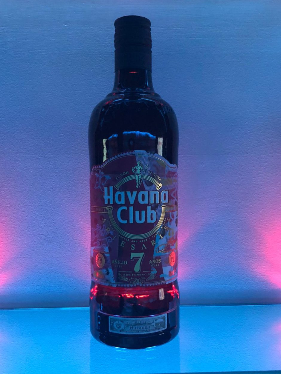 Collab Aries Arise x Havana Club limited edition bottle